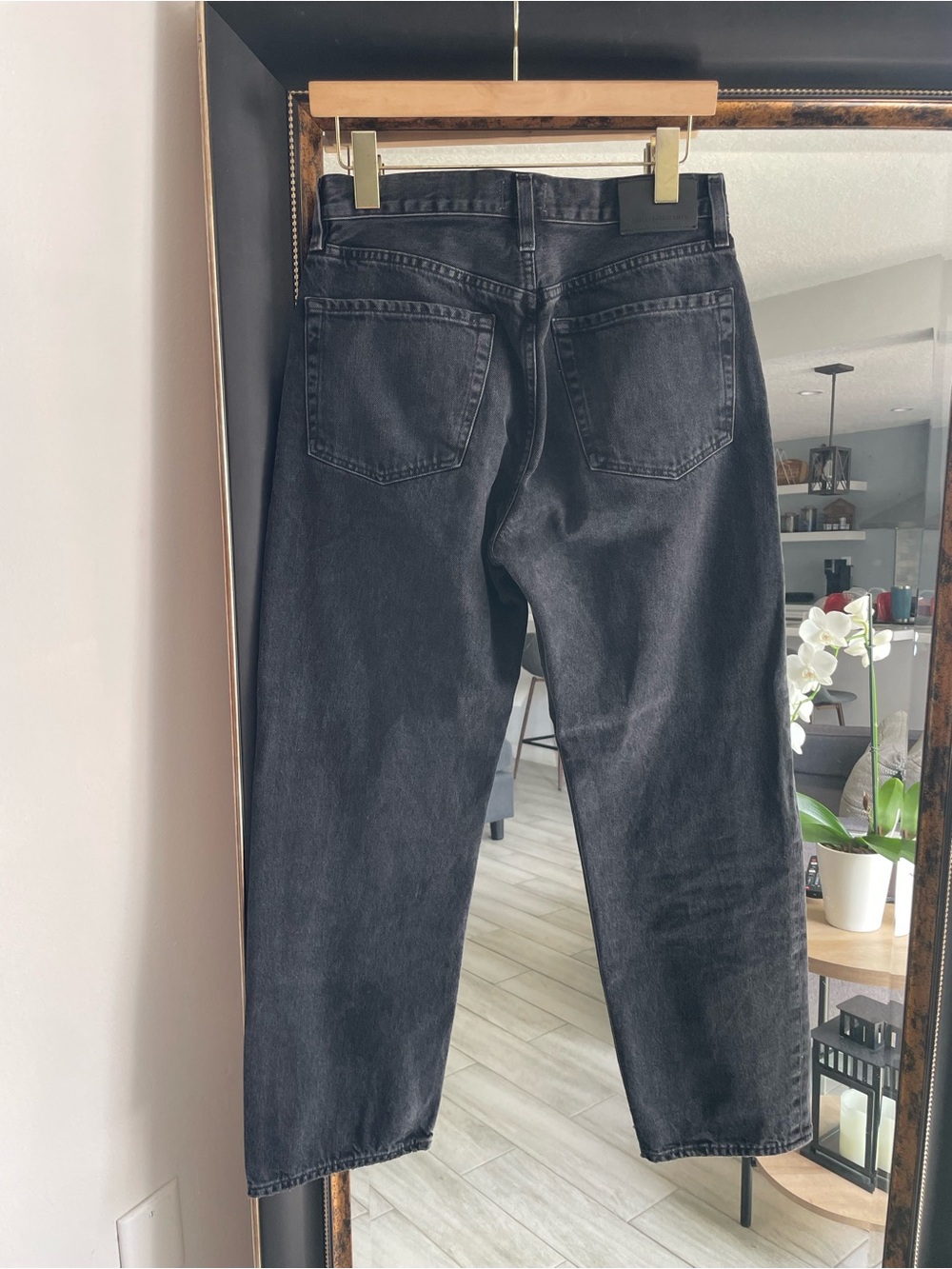 Citizens Of Humanity Black Mini Barrel Wide Leg Jeans - Picture 5 of 6